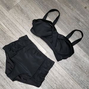 Two Piece Vintage Retro Bikini Swimsuit